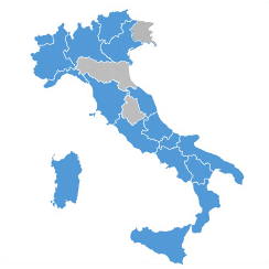All regions excluded Emilia Romagna - Umbria - Friuli Venezia Giulia All regions excluded Emilia Romagna - Umbria - Friuli Venezia Giulia