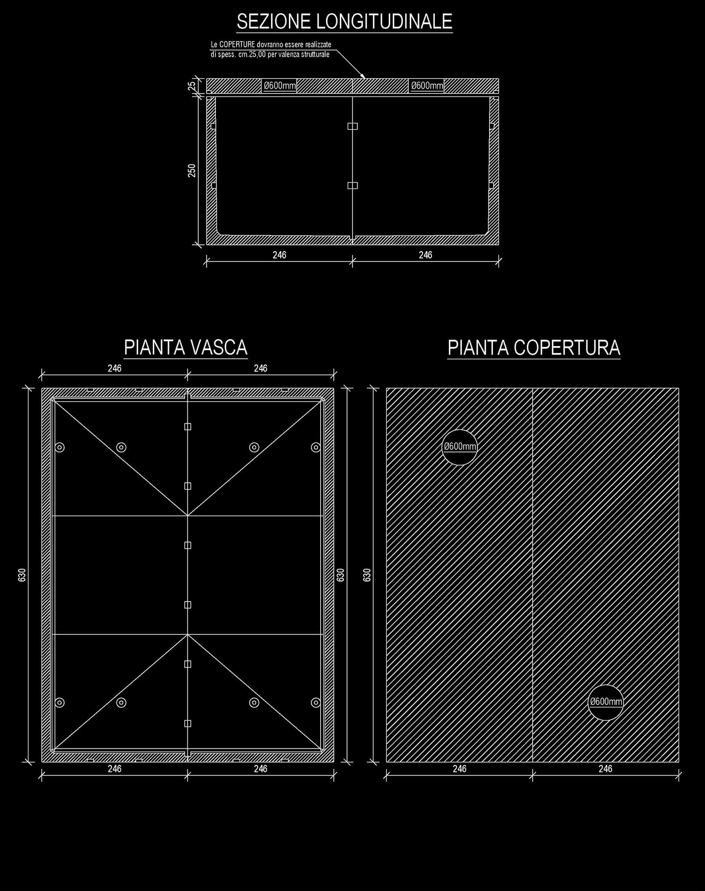 Water reservoir - Fire-fighting room